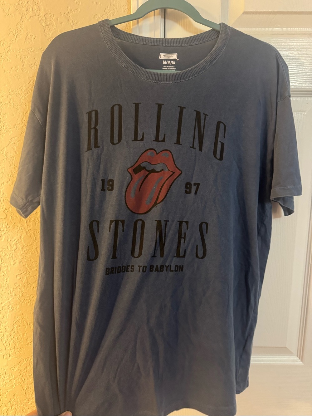 American Eagle Outfitters Navy Rolling Stones Graphic Tee